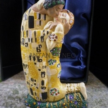 Figurine Klimt Pocket Art Le Baiser