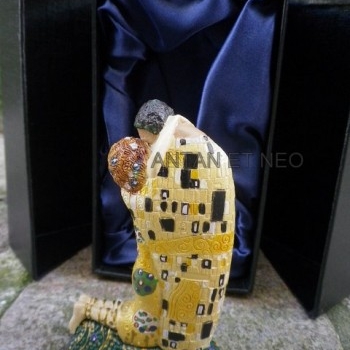 Figurine Klimt Pocket Art Le Baiser