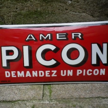 Plaque Email Picon Amer - Enamel TIN sign advertising EMAIL