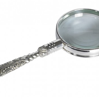 Loupe Rococo Argenté - Rococo Magnifier Silver - AC114 - AM