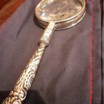 Loupe Rococo Argenté - Rococo Magnifier Silver - AC114 - AM