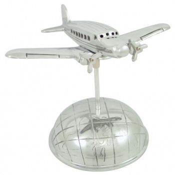 Maquette Métal Avion Dc3 - Déco bureau 