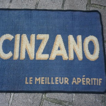 Ancien Tapis de Bar Cinzano Le Meilleur Apéritif Comptoir Estaminet Bistrot Tapis de Jeux