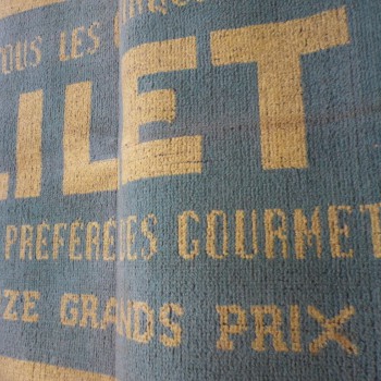 Ancien Tapis de Bar Lilet Quinquinas Apéritif Comptoir Estaminet Bistrot Tapis de Jeux