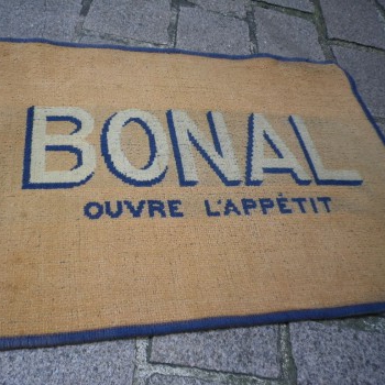 Ancien Tapis de Bar Bonal Apéritif Comptoir Estaminet Bistrot Tapis de Jeux