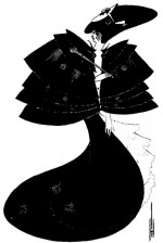 Figurine Illustration Aubrey Vincent The Black Cape - Pièce de Théâtre Salomé d'Oscar Wilde