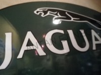 Plaque Email Pochoir JAGUAR - Enamel TIN sign advertising EMAIL