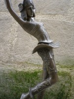 Figurine Danseuse en Bronze sur support Marbre