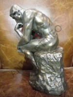 Figurine en Résine Bronze Le Penseur de Rodin MM