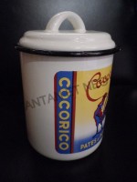 Pot Email - Pâtes à Potage  Cocorico - Enamel TIN sign advertising EMAIL