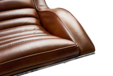 0000 - FAUTEUIL WALL STREET, CUIR VINTAGE Réf IXCL58V01