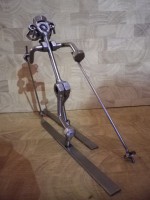Figurine METAL HINZ & KUNST ski skieur de fond - SPORT