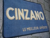 Ancien Tapis de Bar Cinzano Le Meilleur Apéritif Comptoir Estaminet Bistrot Tapis de Jeux