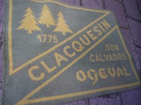 Ancien Tapis de Bar Clacquesin Calvados Apéritif Comptoir Estaminet Bistrot Tapis de Jeux