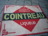 Ancien Tapis de Bar Cointreau Liqueur La Marque Mondiale Apéritif Comptoir Estaminet Bistrot Tapis de Jeux