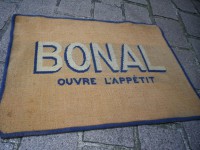 Ancien Tapis de Bar Bonal Apéritif Comptoir Estaminet Bistrot Tapis de Jeux