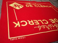 Ancien Tapis de Bar Bières De Clerck Apéritif Comptoir Estaminet Bistrot  Tapis de Jeux