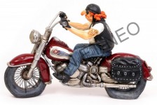 Figurine FORCHINO Le Biker - Moto Motard 