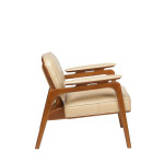 FAUTEUIL ALTA, CUIR CREME WHITE IVORY Réf SCACL53C-C5