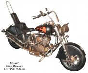 00000 - Moto Chopper décoration USA style harley