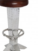 0000 - TABOURET DE BAR DC3 EN CUIR VINTAGE